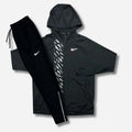 Ensemble survêtement Running noir et blanc